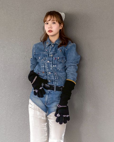 doublet 25AW 新作LONG KNIT GLOVES WITH RINGS style. 2025.9.12