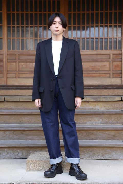 CIOTA 本藍スビンコットン13.5ozストレートデニム"ネイビー" Style.2020.12.23.