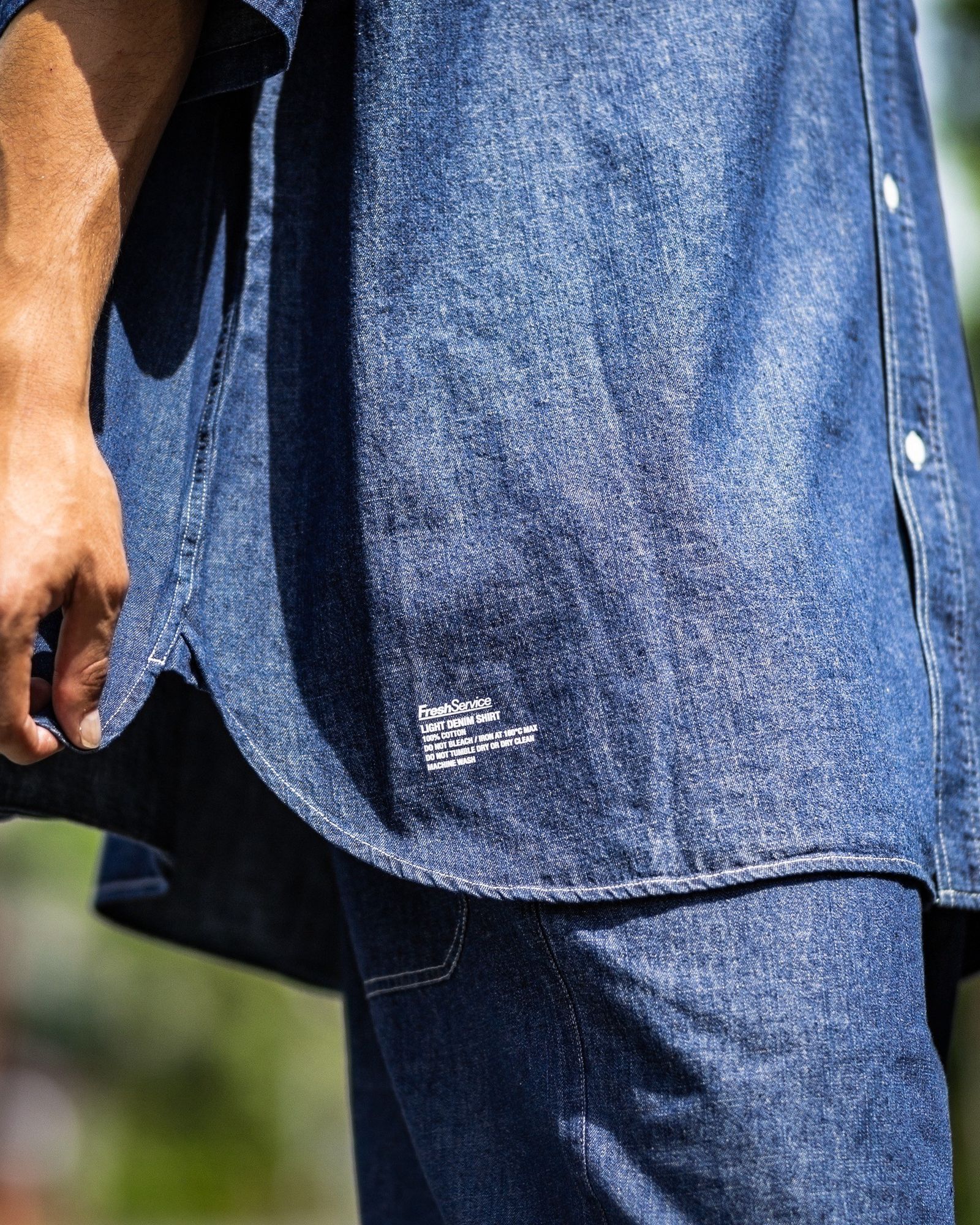 フレッシュサービス LIGHT DENIM S/S SHIRT (FSC252-50046)DARK FADE☆6/21(土)発売！