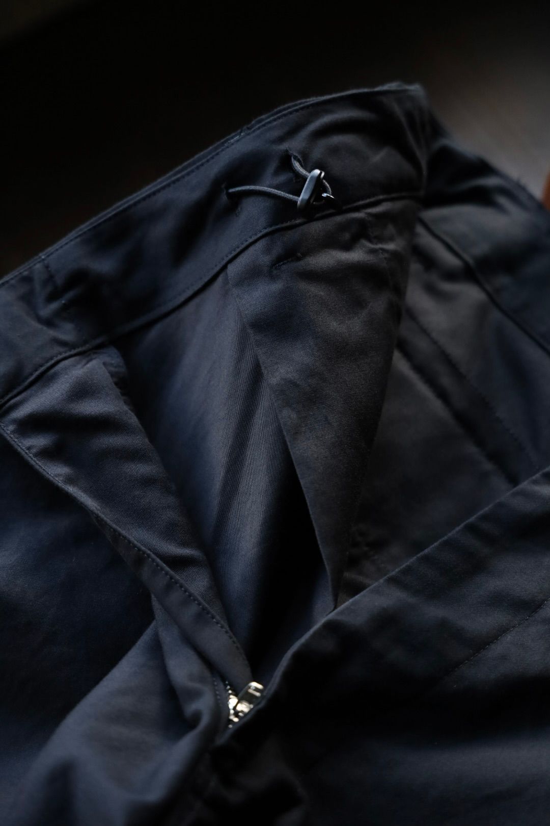 グラフペーパー 25AW Cotton Cupro Back Satin Military Pants(GM253-40345)BLACK☆9月6日(土)発売！