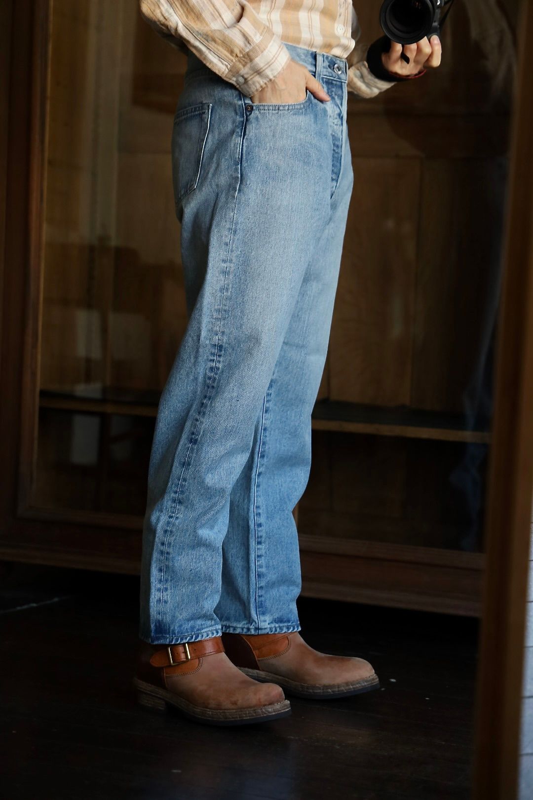 アプレッセ 25SS Washed Denim Pants(AP-4006)INDIGO☆3月22日(土)発売！