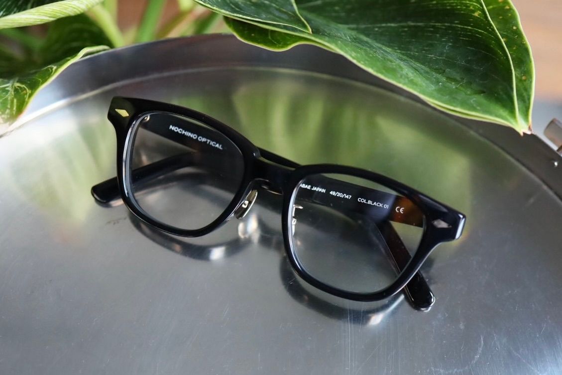 ノチノオプティカル "SANSUI FR" #1.GLOSS BLACK × CLEAR to GREY (調光モデル)☆11月22日(土)再入荷！