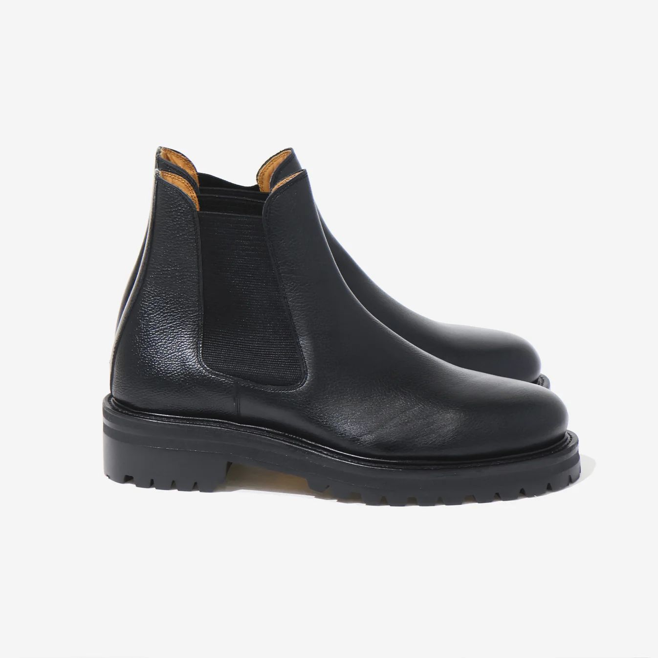 FOOTWORKSフットワークス サイドゴアブーツ WOMENS Side Gore Boots in Grain Leather(F03-0001_W)BLACK☆新作発売！