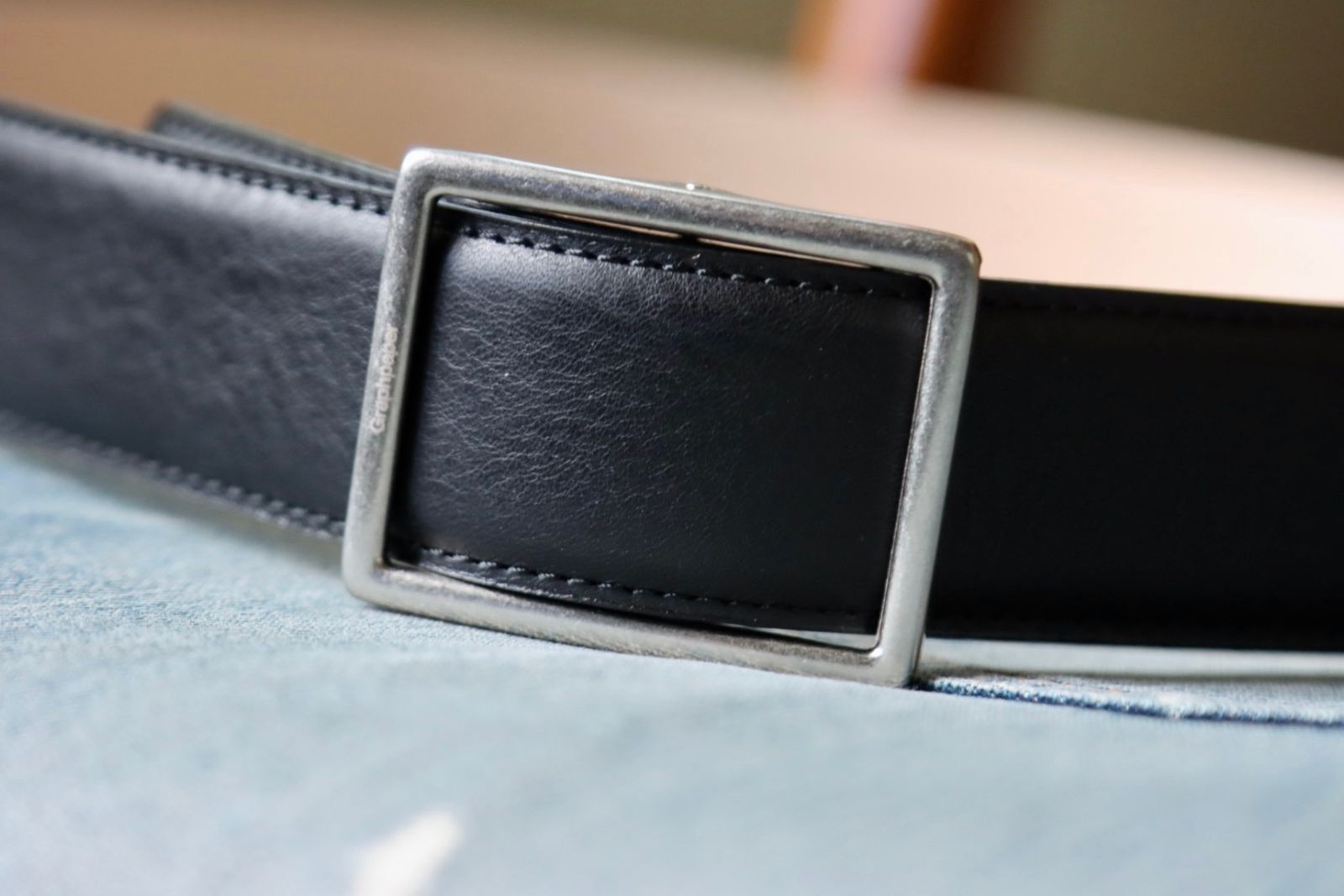 Graphpaper - グラフペーパー23AW Holeless Leather Classic Belt