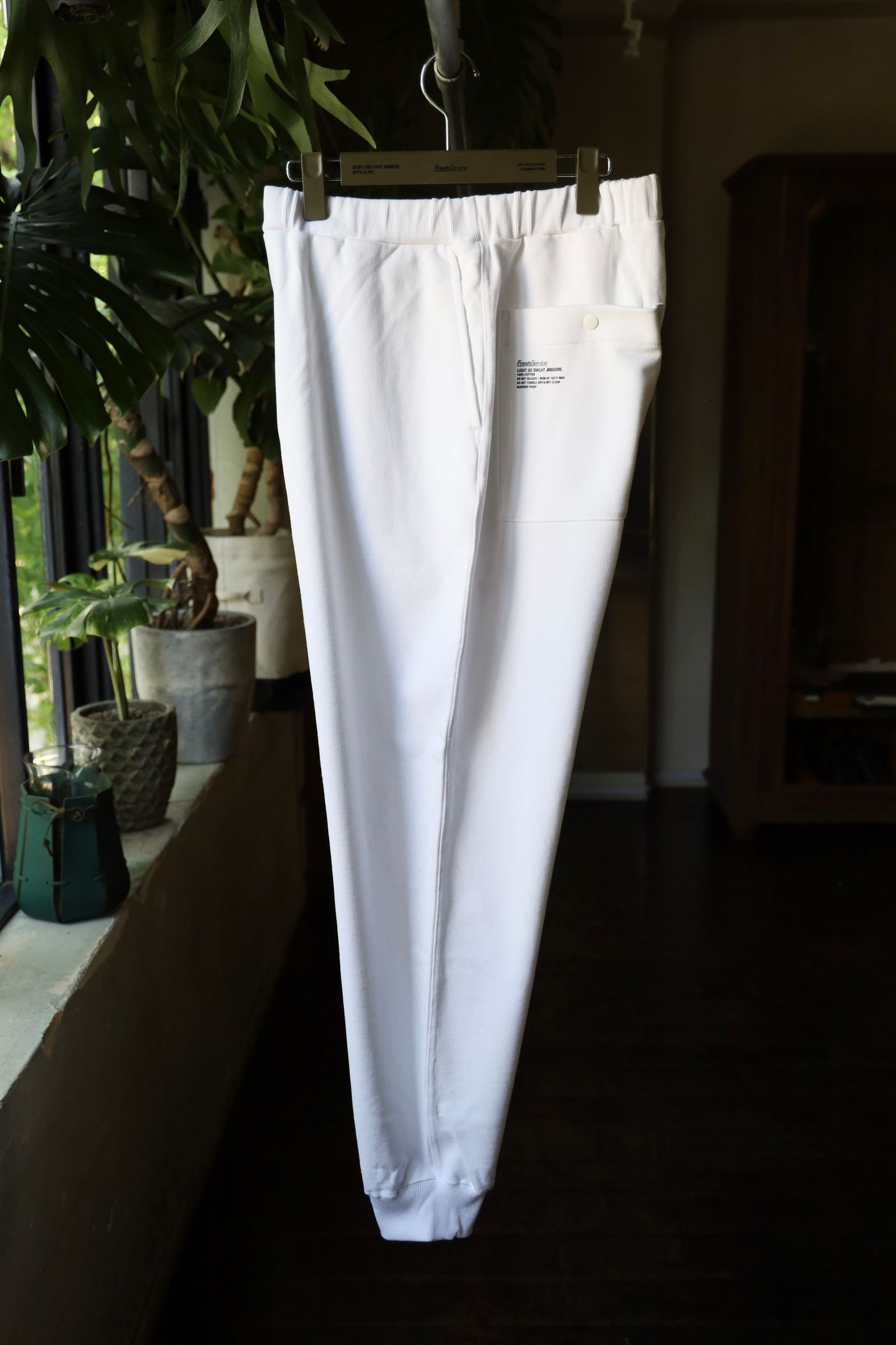 フレッシュサービス LIGHT OZ SWEAT JOGGERS (FSC251-70163B)WHITE