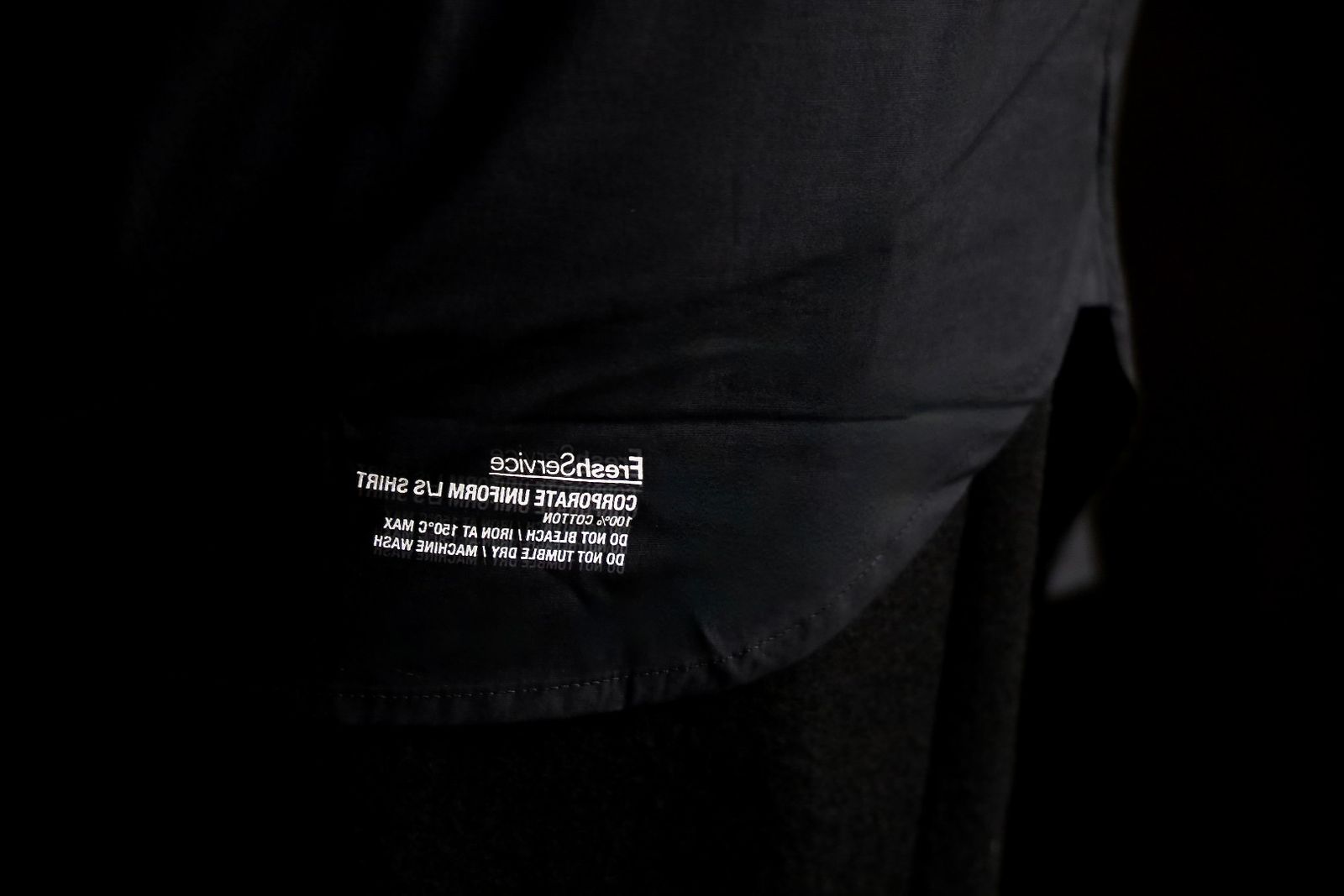 フレッシュサービス CORPORATE UNIFORM L/S SHIRT(FSC253-50105B)BLACK☆8月9日(土)発売！