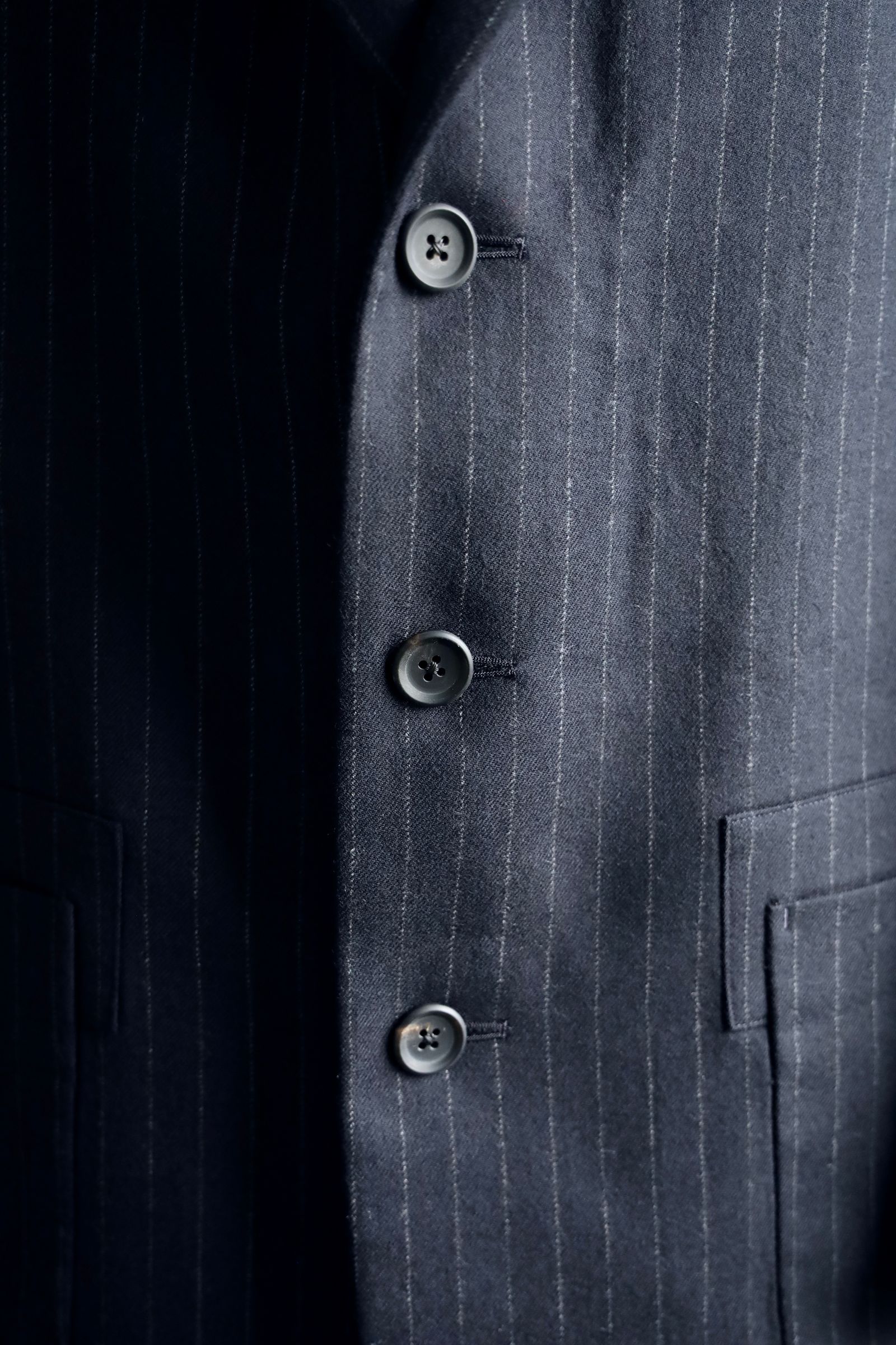 ワイズフォーメンY's for men 25AW STRIPED SERGE PAINTER  JACKET (ML-J05-107)NAVY☆新作発売！