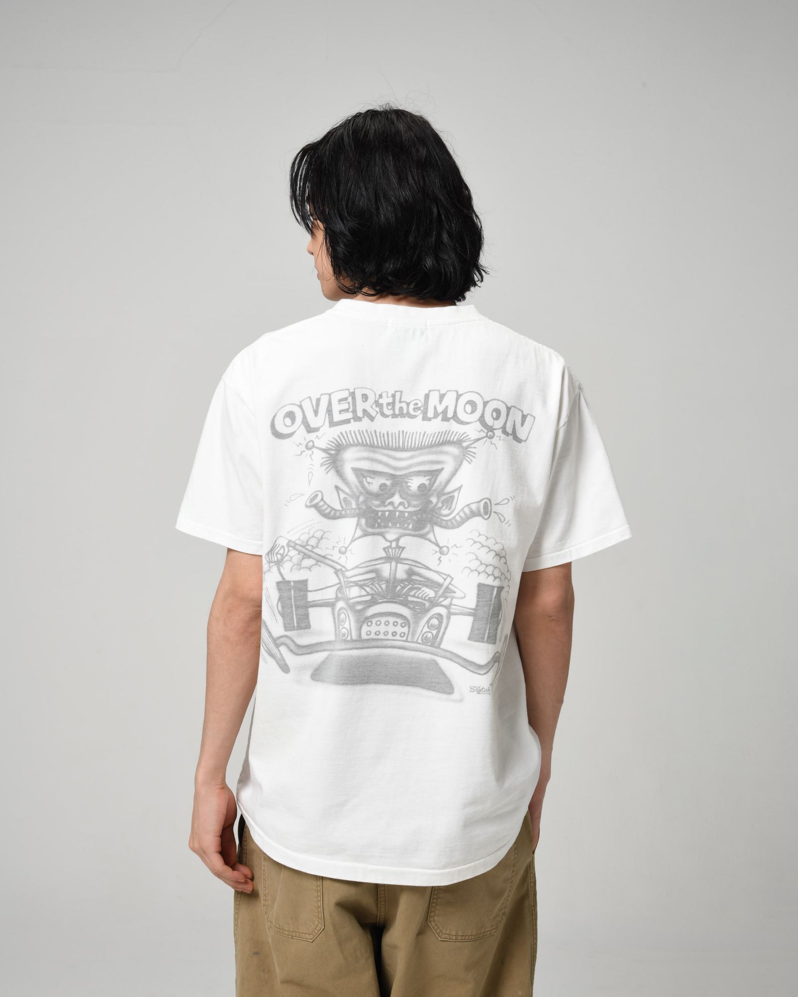 BOW WOW SKETCH DEVIL OVER MOON TEE(BW26U-SDOMT)WHITE☆9月5日(土)11:00発売！