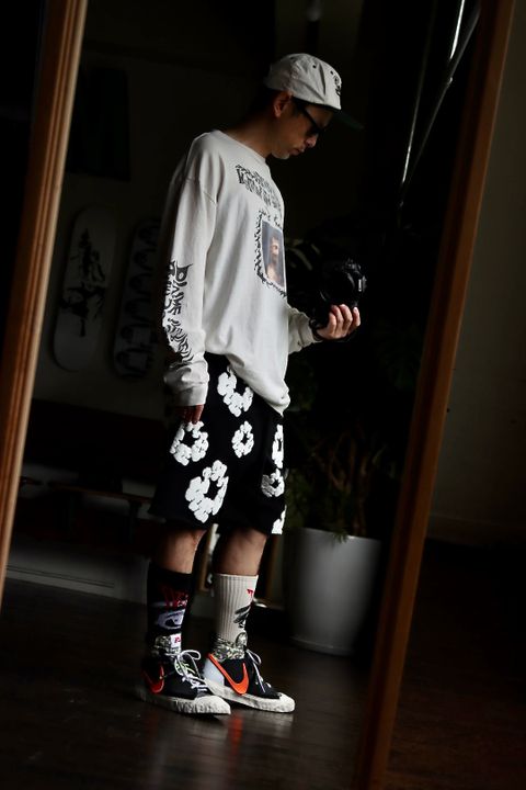 レディメイド×デニムティアーズREADYMADE×DENIM TEARS SWEAT SHORTSスタイル.2022.9.29.