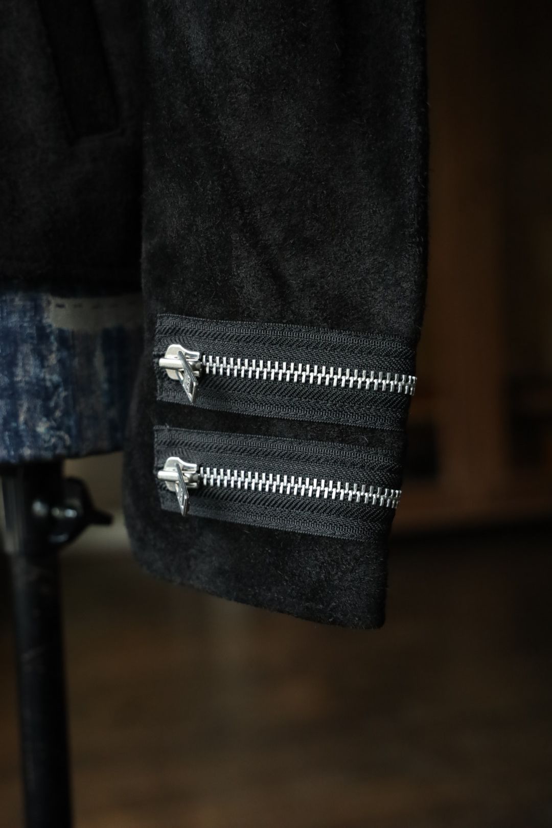 doublet 25AW BUCKLE OVERLOAD LEATHER JACKET(25AW06BL222)BLK SUEDE☆7月12日(土)発売！