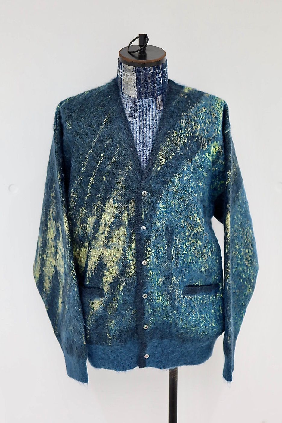 ヨーク  ニット Abstract Jaquard Mohair Cardigan(YK26SS01233S)GREEN☆11月29日(土)発売！
