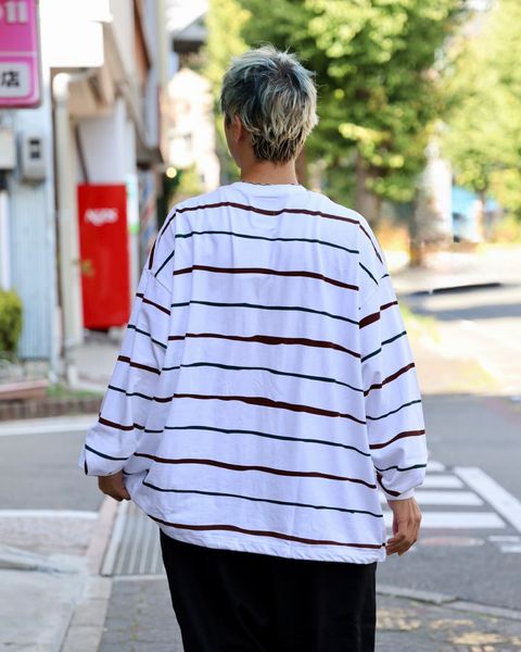 S.F.C SUPER BIG STRIPE LS TEE (W/DRAWSTRINGS) 10月17日(土)新作発売！