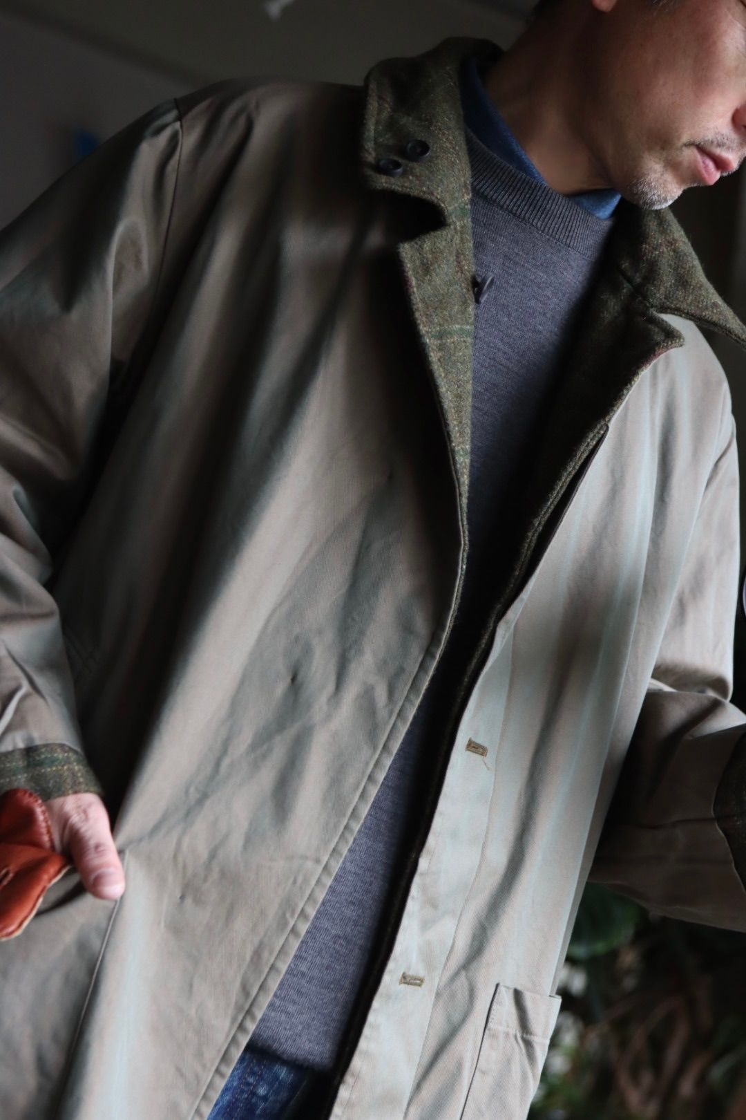 A.PRESSE Balmacaan Coat(21AAP-01-01H)NAVY style※8月21日発売