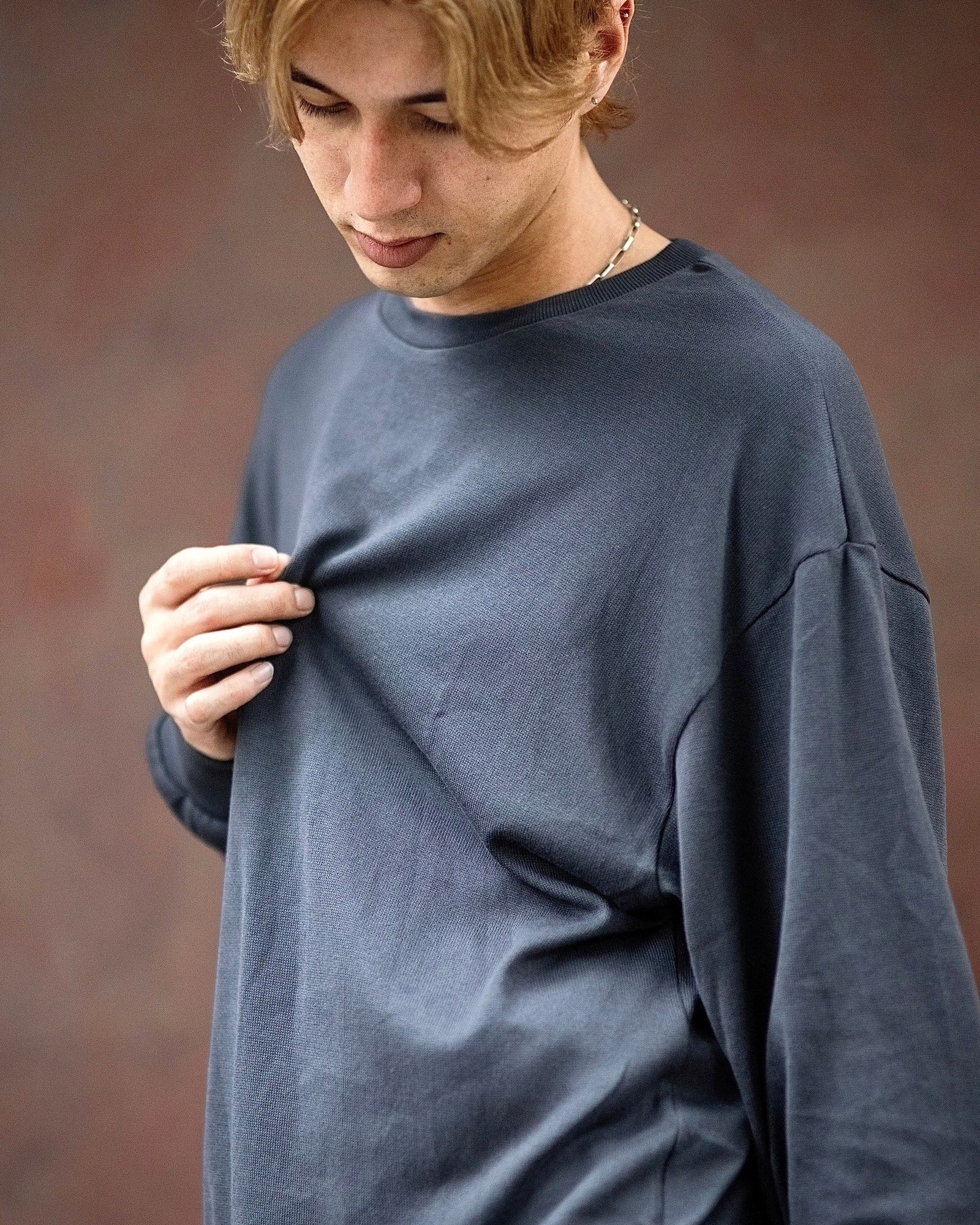 FRUIT OF THE LOOM CUT AND SEWN TOP “LIKE A KNITTED SWEATER” 金子恵治 "CHACOAL" style 2024.7.27 発売！