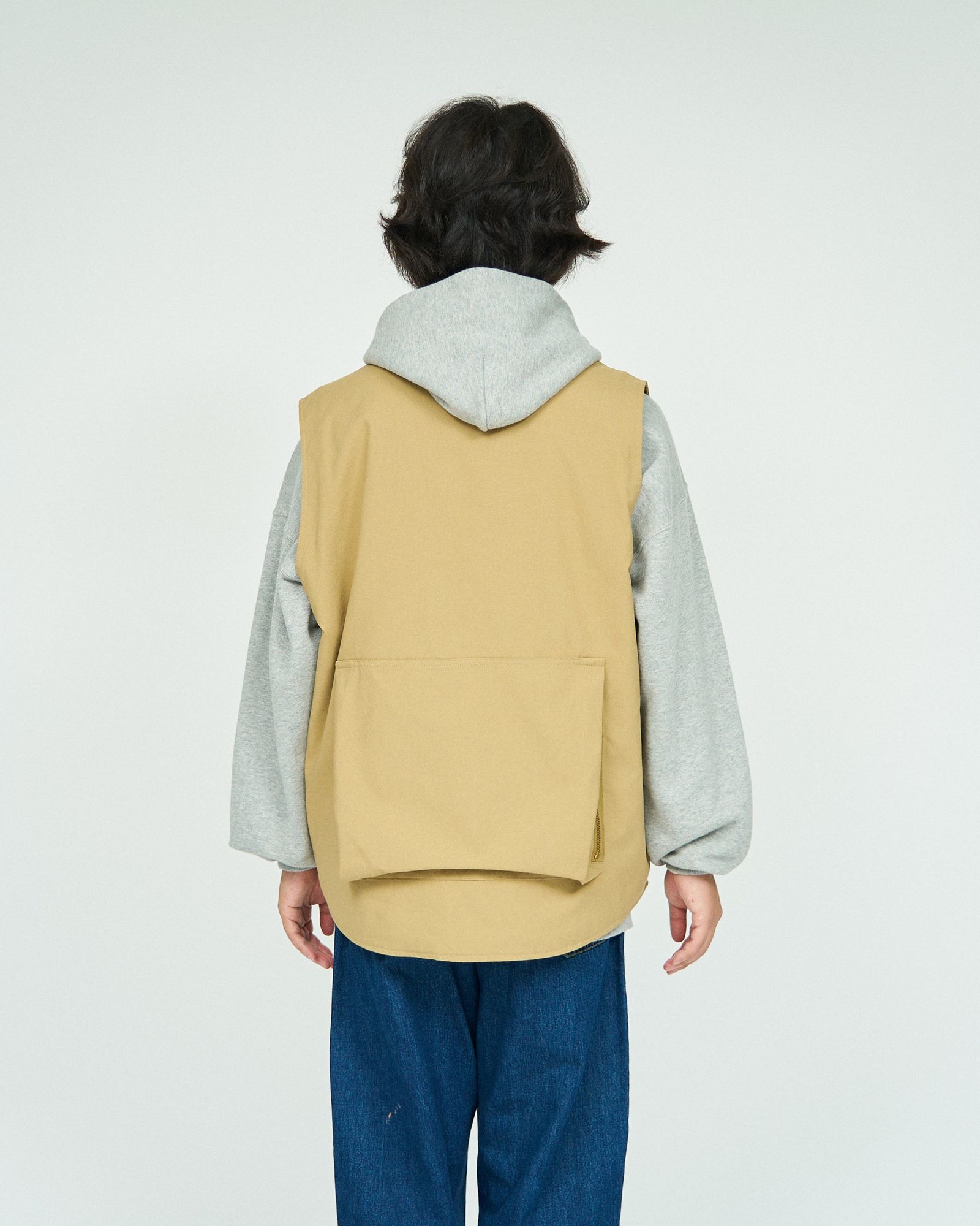 フレッシュサービス BOA LINED DUCK VEST (FSC243-30185)BEIGE