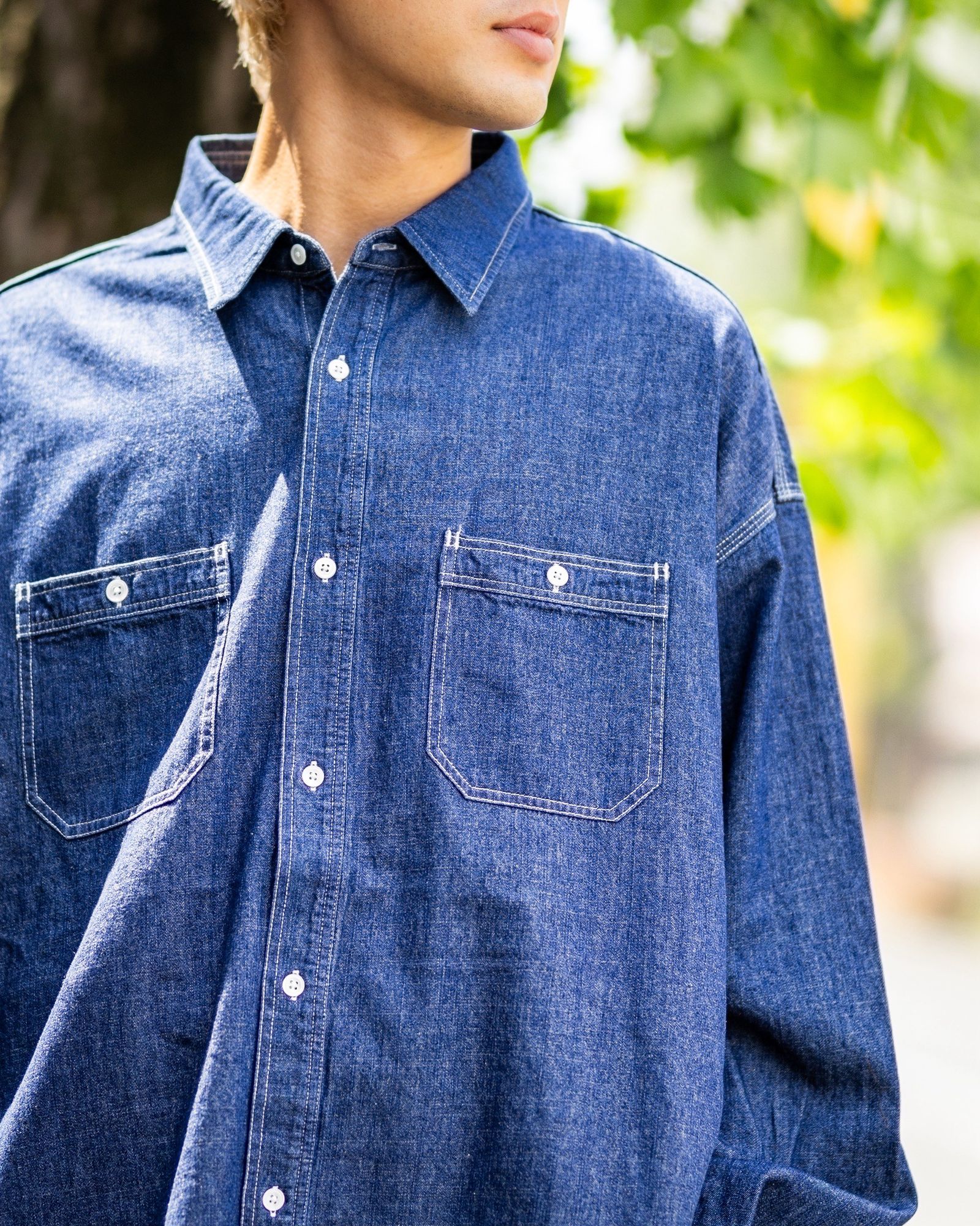 フレッシュサービス LIGHT DENIM L/S SHIRT (FSC252-50045)DARK FADE☆6/21(土)発売！