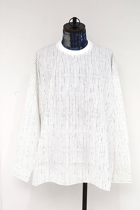 S.F.C 2026FW エスエフシー STRIPE CREWNECK SHIRT (SFCFW26S01)White☆9月12日(土)発売！
