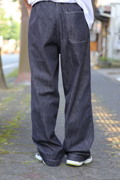 Graphpaper Colorfast Denim Belted Pants"INDIGO"Style.2020.8.4.
