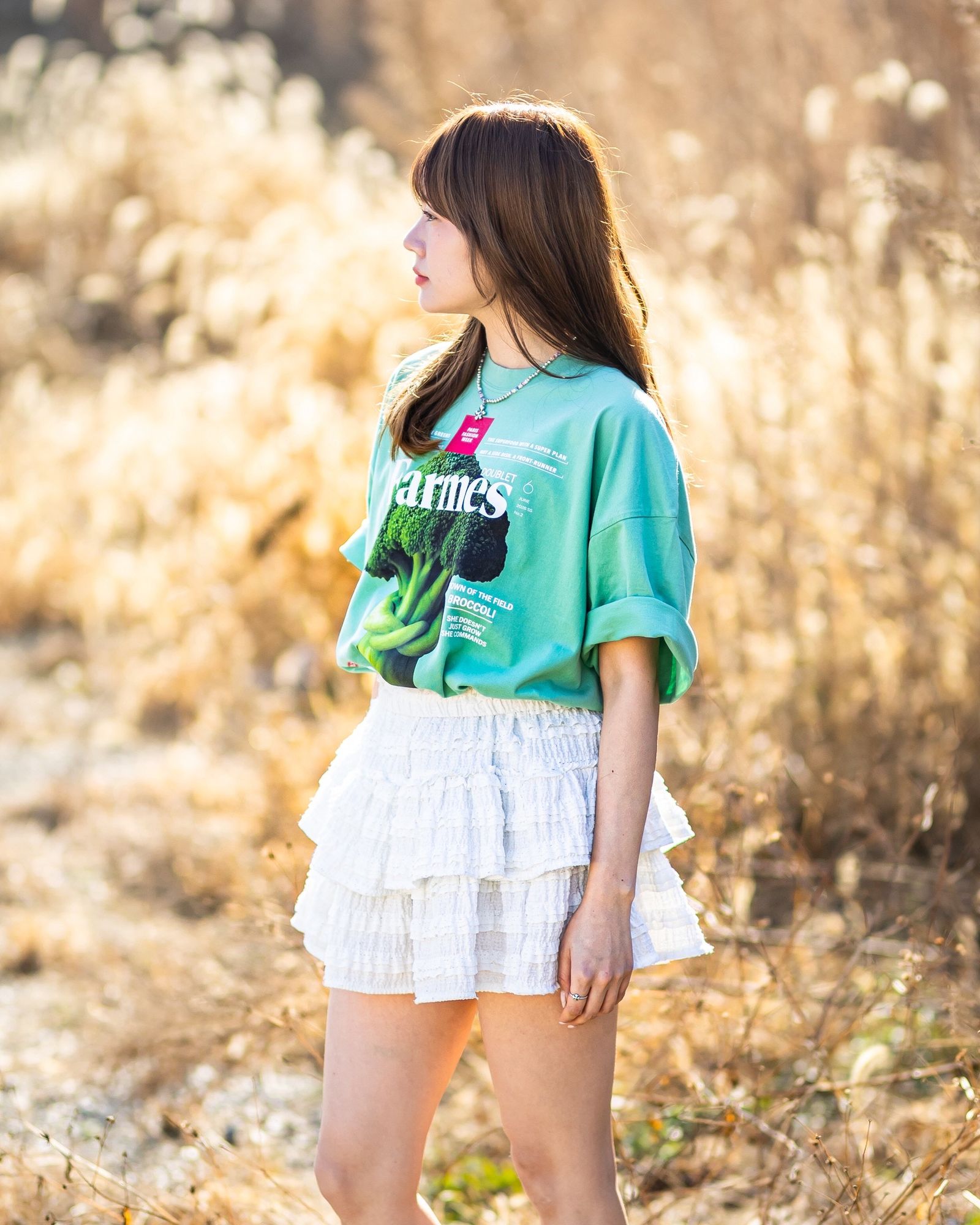 doublet ダブレット26SS FARMES MAGAZINE COVER T-SHIRT (26SS34CS430) GREEN★1月17日(土)11:00発売！