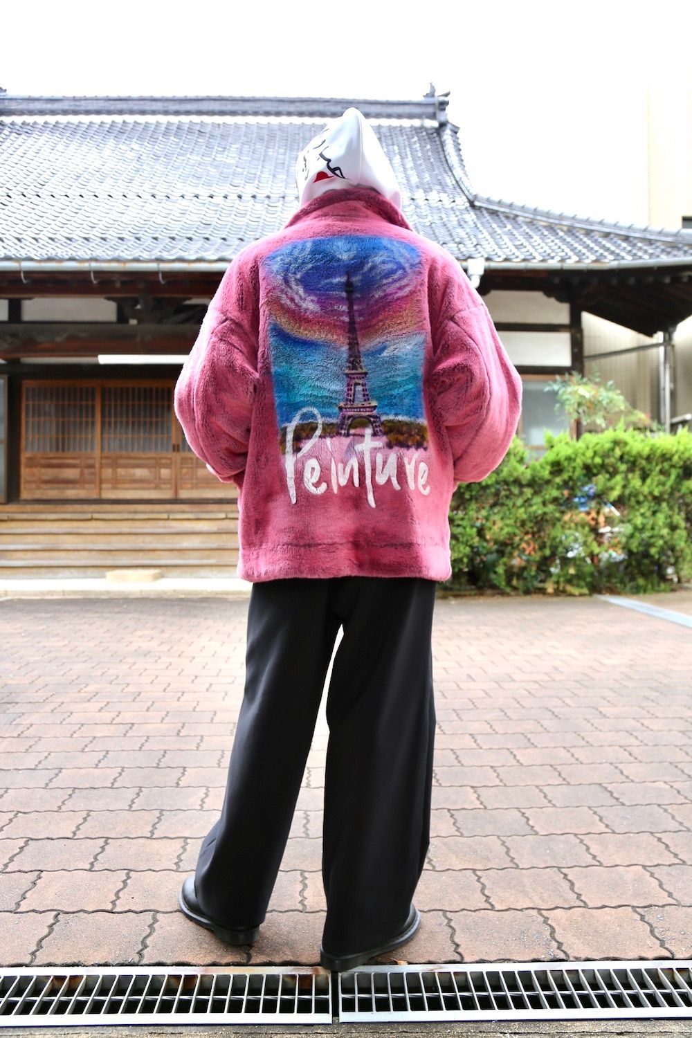 20AW doublet HAND-PAINTED FUR JACKET M | www.innoveering.net