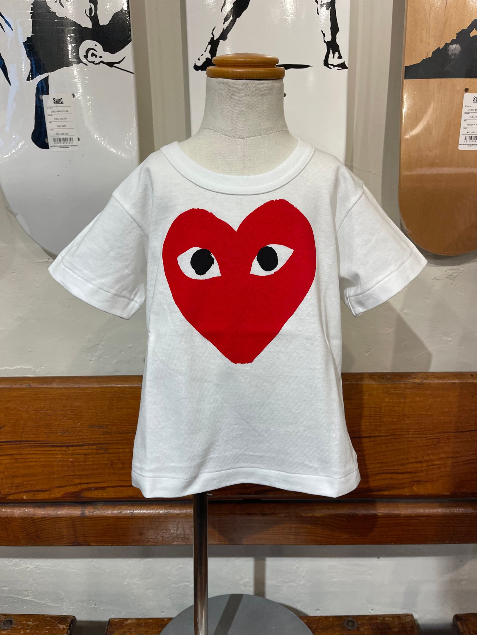 PLAY COMME des GARCONS - プレイコムデギャルソン子供服レッドハートT ...