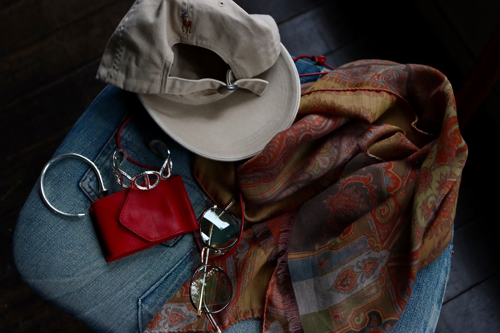 アプレッセ22AW Over Dyeing Military Shirt"BEIGE"スタイル