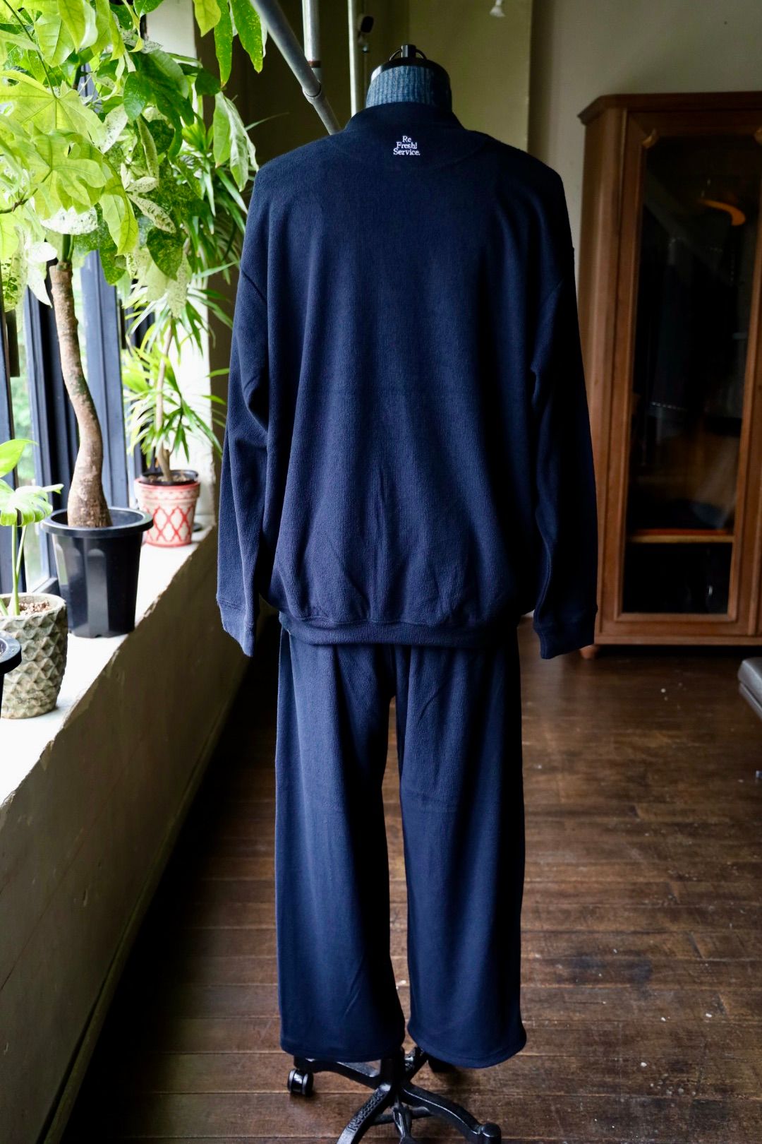 ReFresh!Service. “UTILITY PILE CARDIGAN SET-UP”(NAVY)☆9月27日(土)発売！