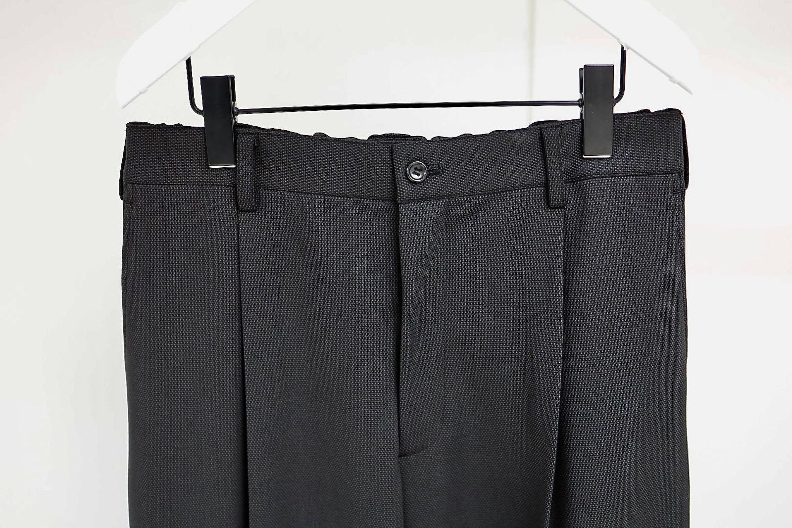 グラフペーパー 25AW SIDOGRAS Melange Ponte Wide Slacks(GM254-40052)BLACK☆11月29日(土)発売！