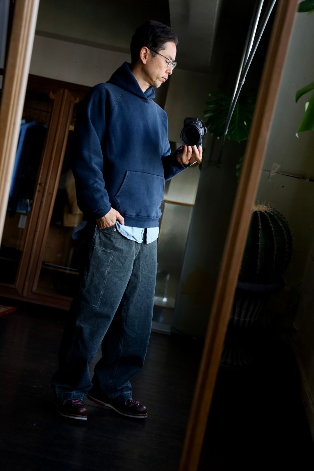 A.PRESSE Vintage Sweat Hoodie