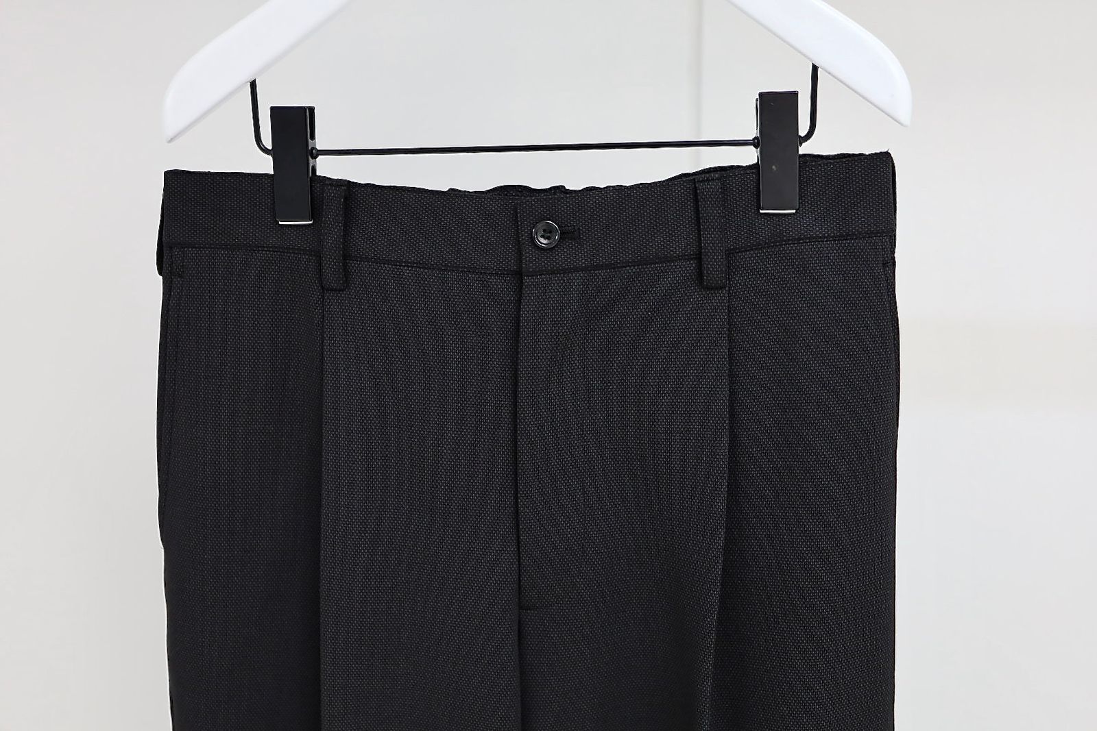 グラフペーパー 25AW SIDOGRAS Melange Ponte Wide Tapered Slacks(GM254-40051)BLACK☆11月29日(土)発売！