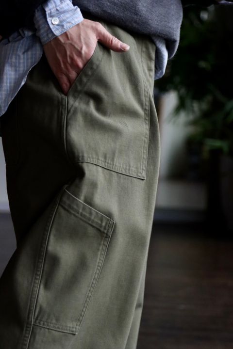 A.PRESSE 23SSパンツ USAF Hemmed Bottoms(23SAP-04-14M)OLIVEスタイル