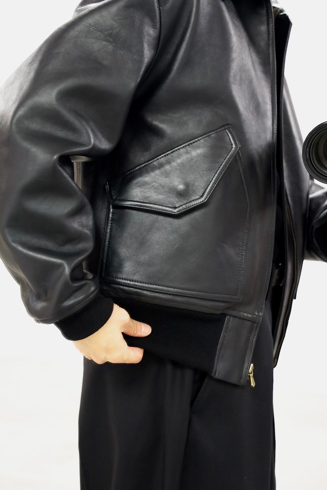 アプレッセ 2026 STYLE1  Leather CWU-45 Flight Jacket(26SAP-01-03)BLACK☆12月13日(土)発売！