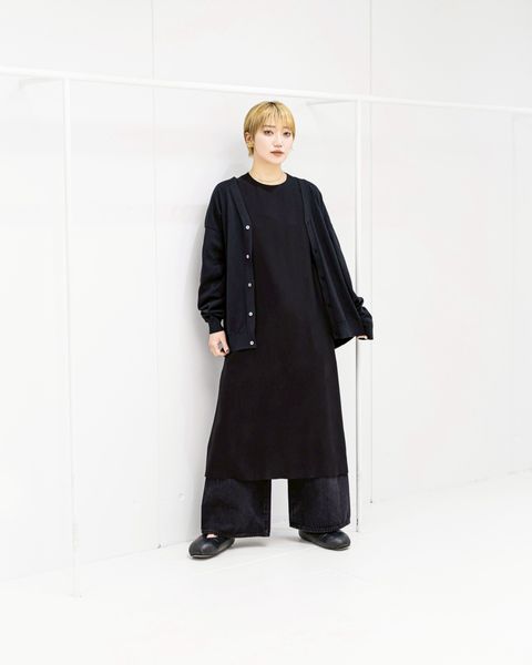 Graphpaper  Viscose Cupro Back Satin Sleeveless Dress STYLE 2026.02.23