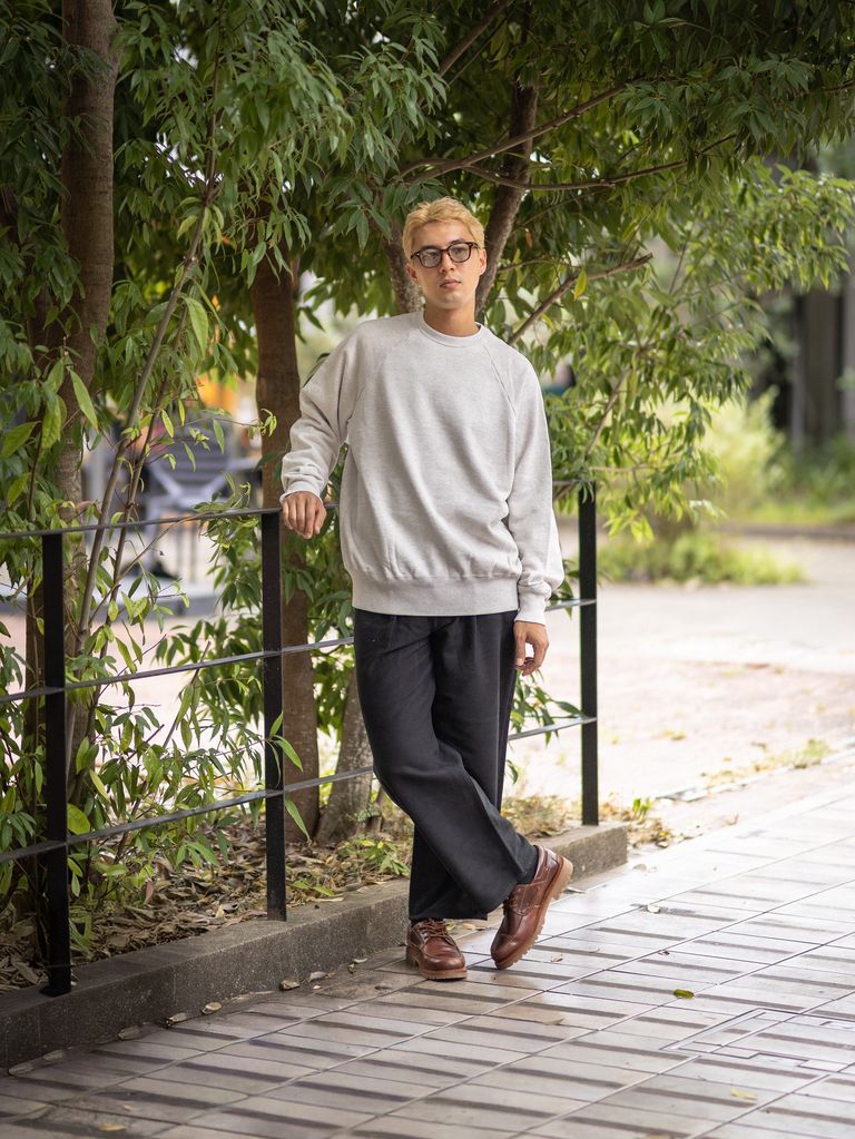 A.PRESSE Vintage Sweatshirt スタイル