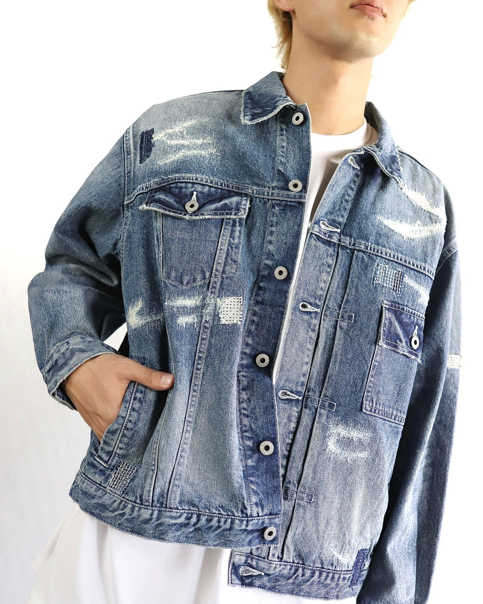 FDMTL 24SS DENIM JACKET 5YR WASH style 2024.4.14 | 4612 | mark FDMTL 24SS DENIM JACKET 5YR WASH style 2024.4.14 | 4612 | mark