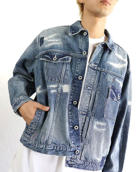FDMTL 24SS DENIM JACKET 5YR WASH style 2024.4.14