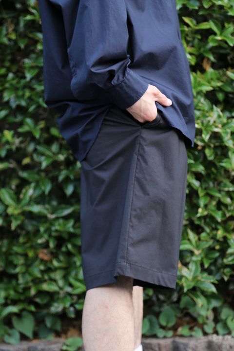 Graphpaper Stretch Typewriter Wide Tuck Chef Shorts style.2021.6.14.