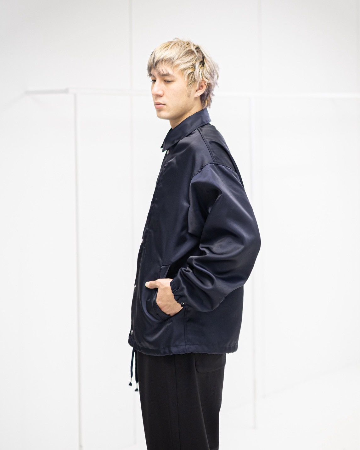 イズネス 26SS コーチジャケット Coach Jacket(26SS_24_1008SSJK08)NAVY☆新作発売！