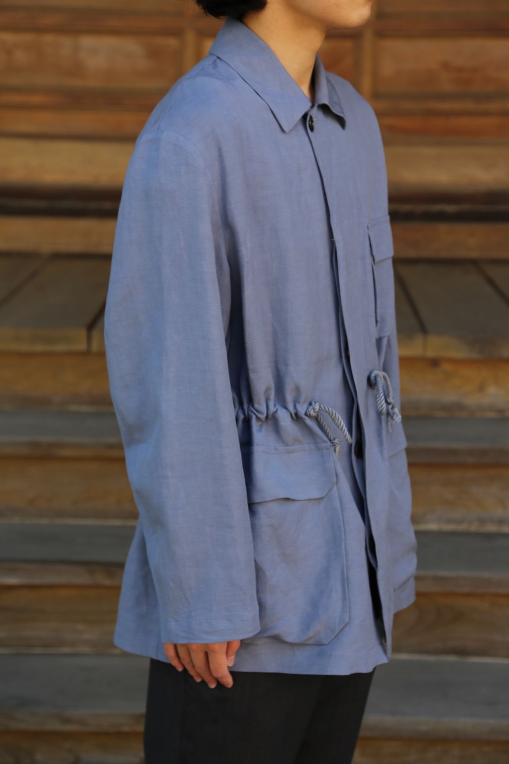 YOKE LOOSE SAFARI JACKET(YK21SS0202J) style. 2021.04.26.