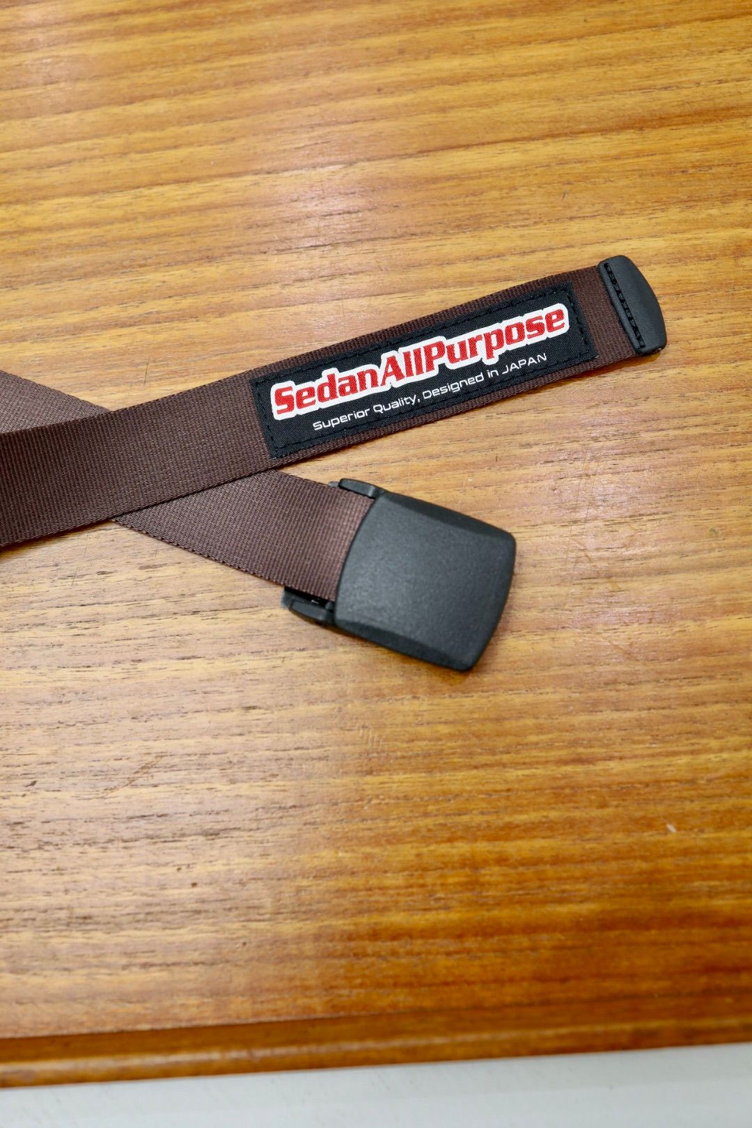 セダンオールパーパス 26SS Skate Logo Nylon Web Belt(SD26S-AC01)Dark Brown☆1月24日(土)発売！