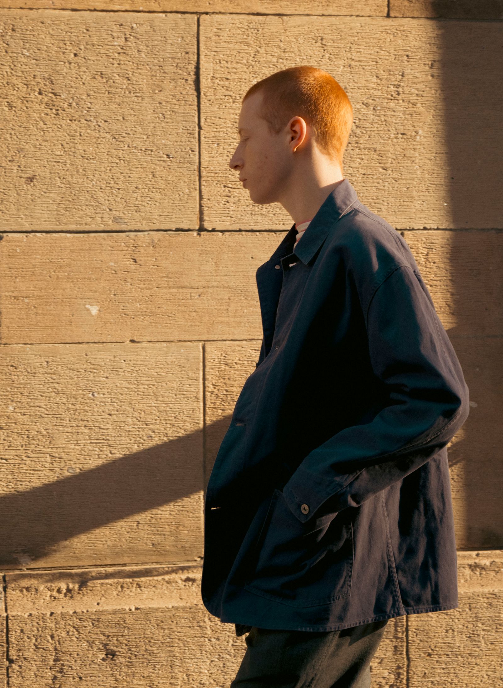 FOUNDOUR - ファウンダ 25SS COVERALL JACKET(015FD251001)BLUE