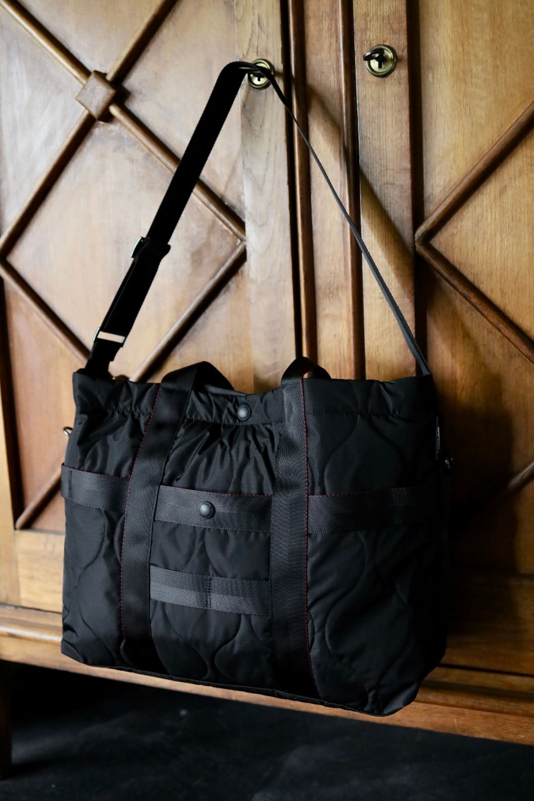 コムデギャルソンオム バッグ 2WAYキルティングTOTE BAG(HR-K206-051)BLACK☆10月2日(金)発売！