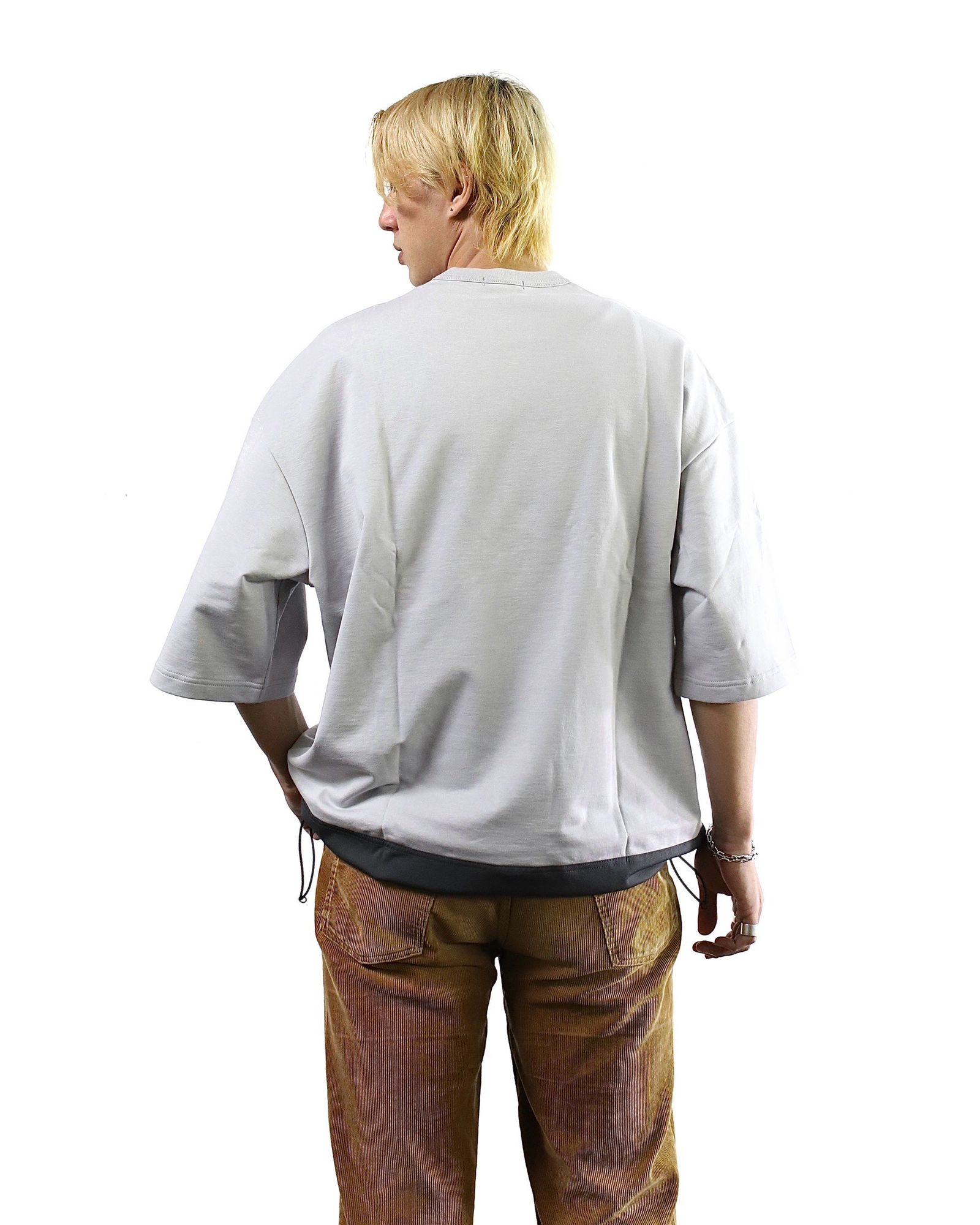 コムデギャルソンオム 24SS 異素材切り替えTシャツ style 2024.5.11 