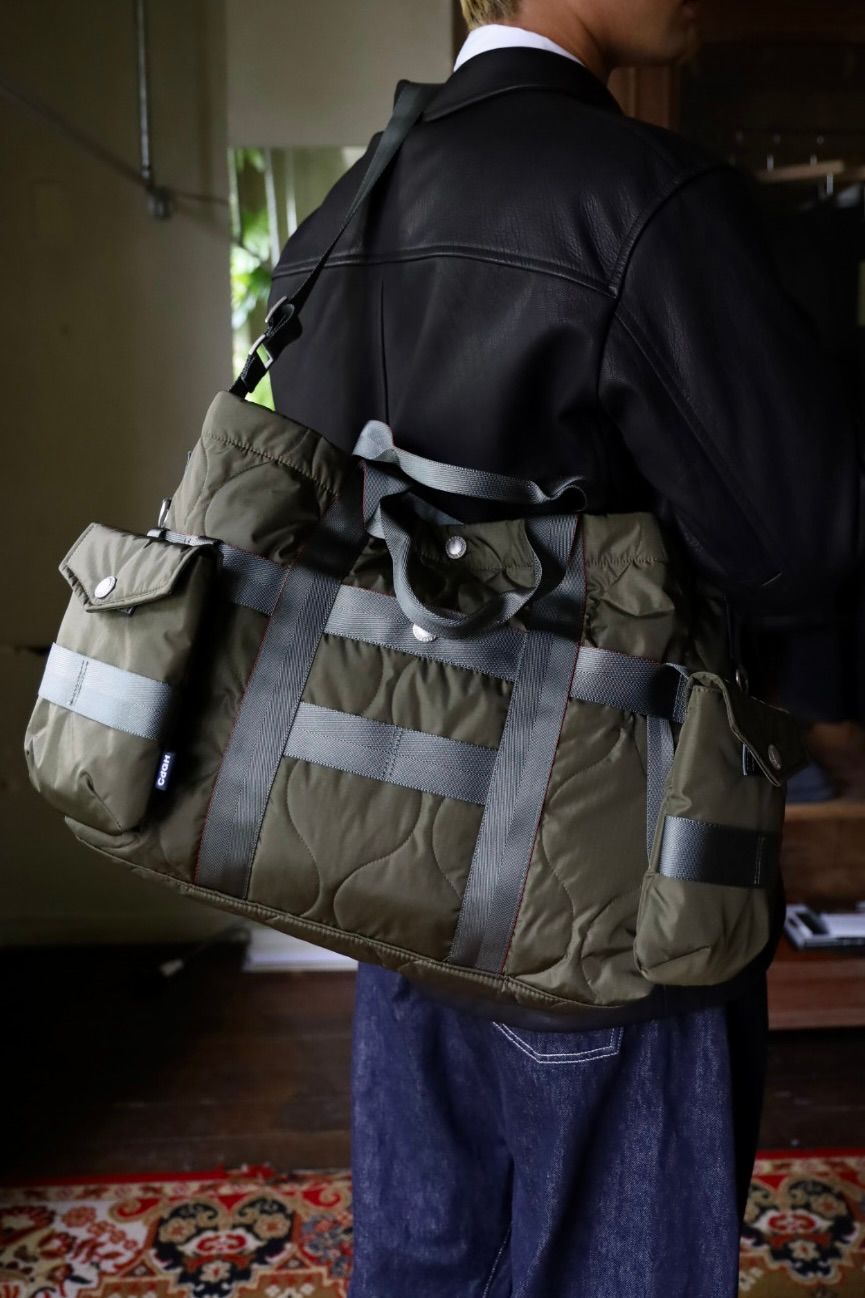 コムデギャルソンオム バッグ 2WAYキルティングTOTE BAG(HR-K206-051)KHAKI☆10月2日(金)発売！