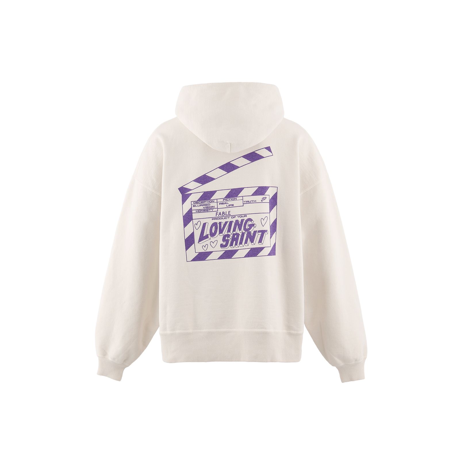 セントマイケル 26SS I LOVE SAINT HOODIE(SM-MK8-0000-058)WHITE★1月10日(土)発売！