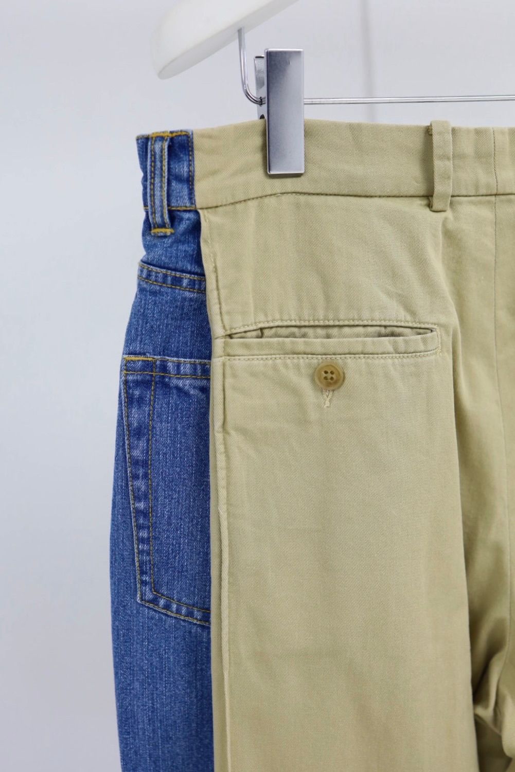 YOKE SPRING SUMMER 2026 Connected Chino&Denim Pants(YK26SS01214P)BEIGE☆12月20日(土)発売！