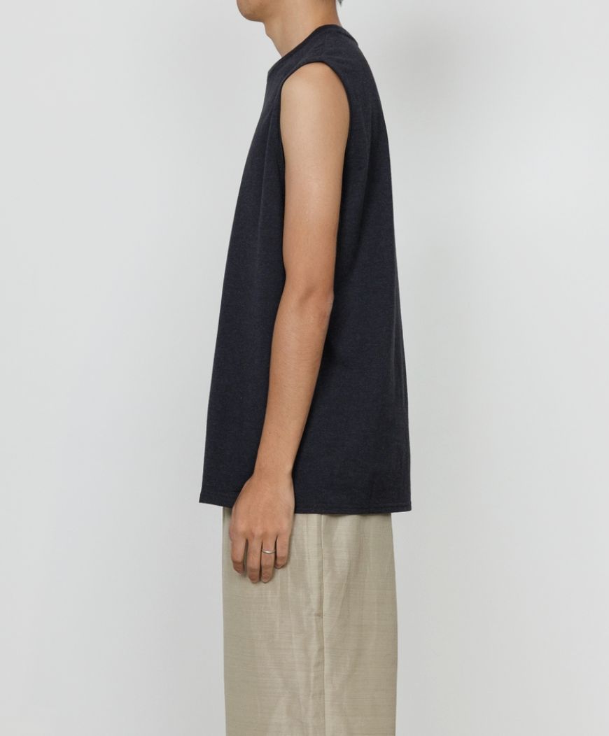 marka 26SS SLEEVELESS TEE(M26A13CS03A) HEATHER BLACK☆新作発売！