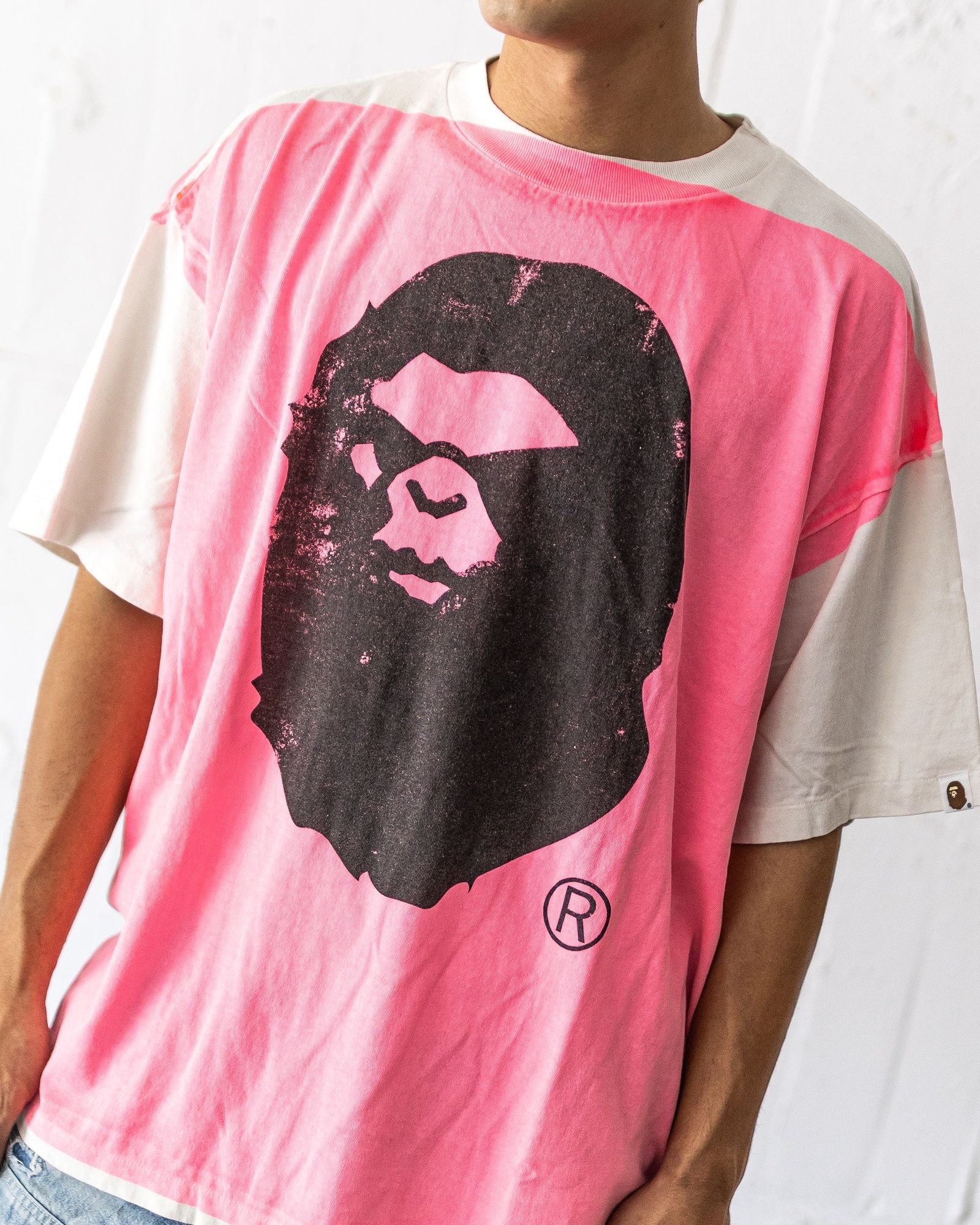 SAINT Mxxxxxx HANDPRINT BAPE_SS TEE 8月23日(土)新作発売！