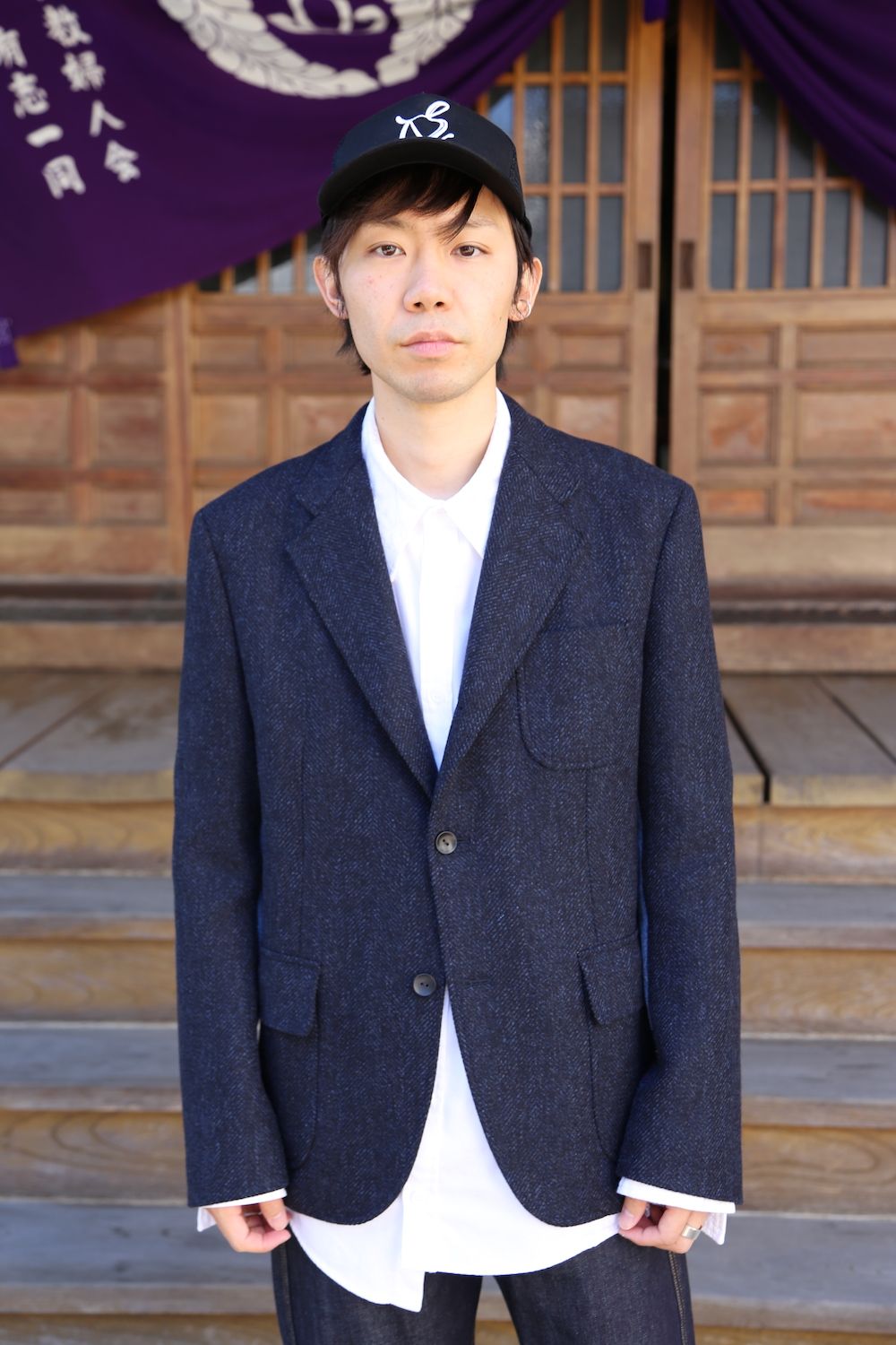 JUNYA WATANABE COMME des GARCONS MANウールカシミヤツイード×綿デニム×綿ウィップコード Style.2020.9.22.