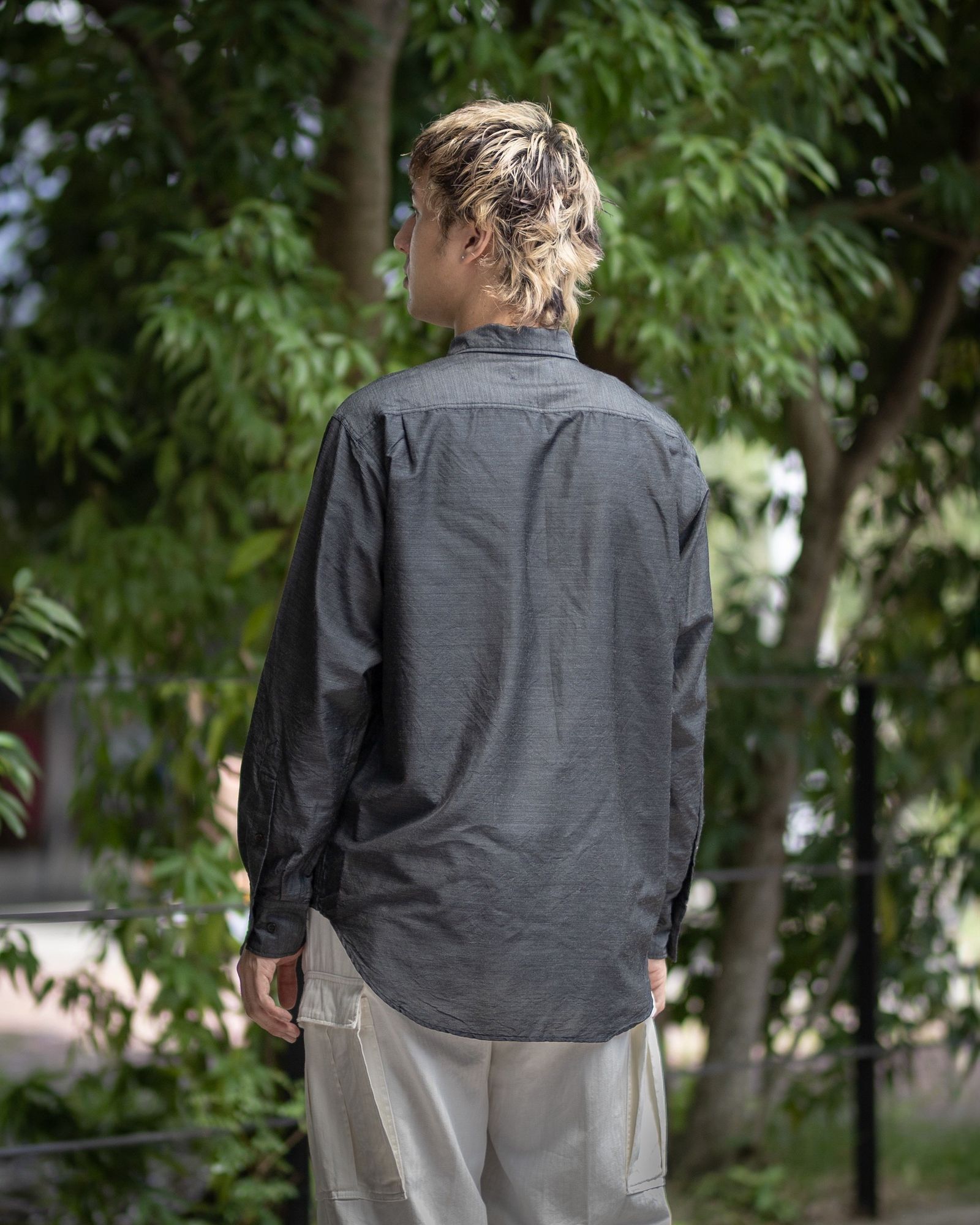 マーカ 26AW オープンカラーシャツ OPEN COLLAR L/S SHIRT(M26C04SH01C)GRAY☆新作発売！